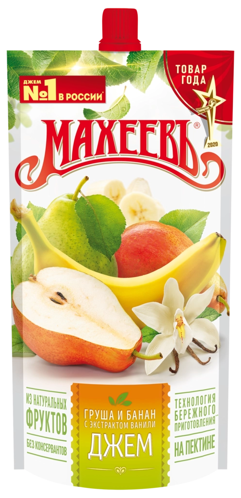 Джем МАХЕЕВЪ Груша и банан с экстрактом ванили